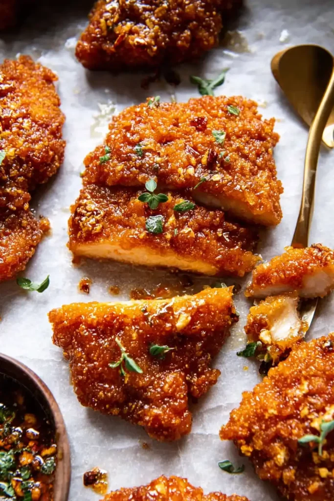 The Best Hot Honey Chicken 10 Juicy hot honey chicken breast cut open