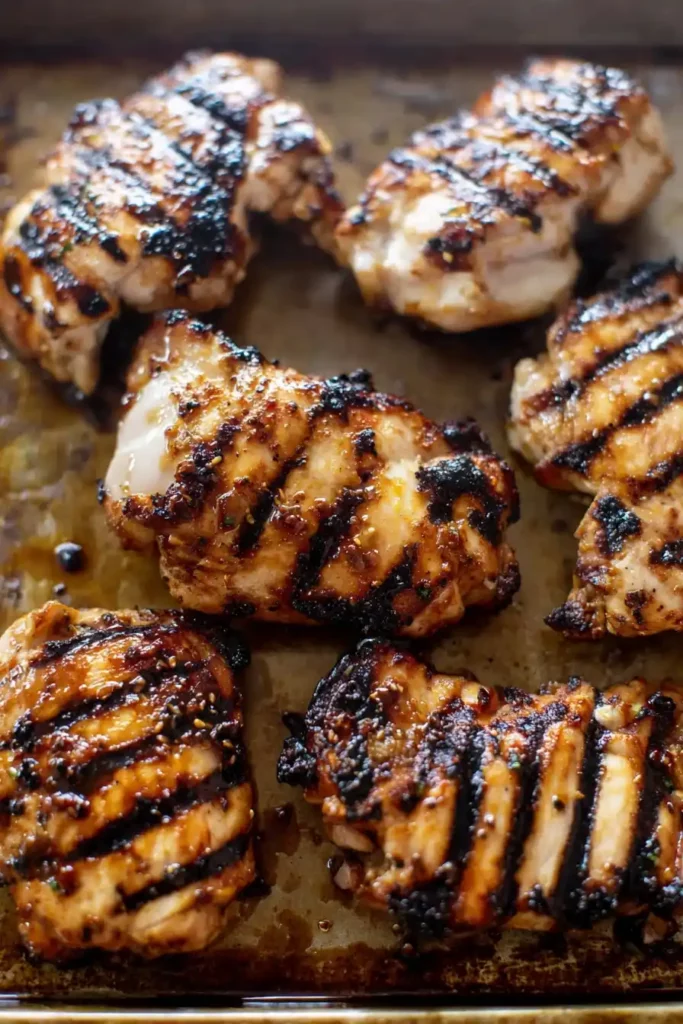 Hot Honey Grilled Chicken 9 Juicy hot honey chicken thighs
